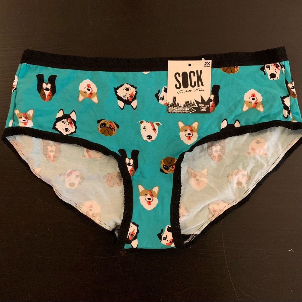 Sock it to me Dogs of Rock Brief size 2X NWT